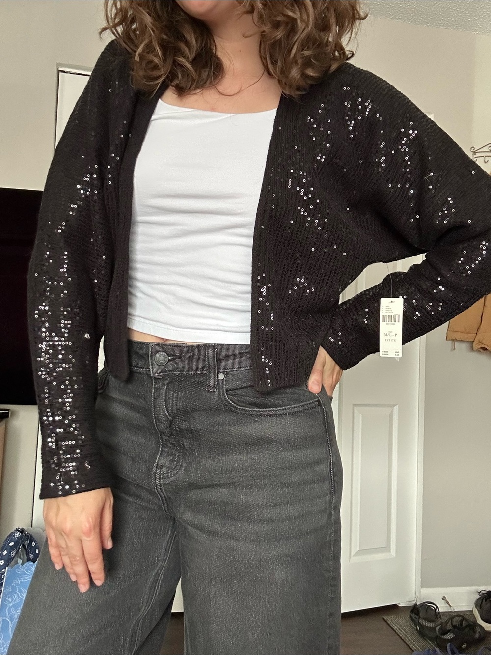 NWT Sequin Anthropologie Cardigan